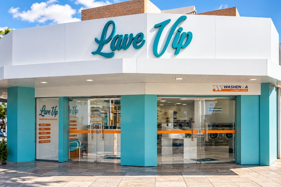 Fachada da unidade Lave VIP em Aracaju